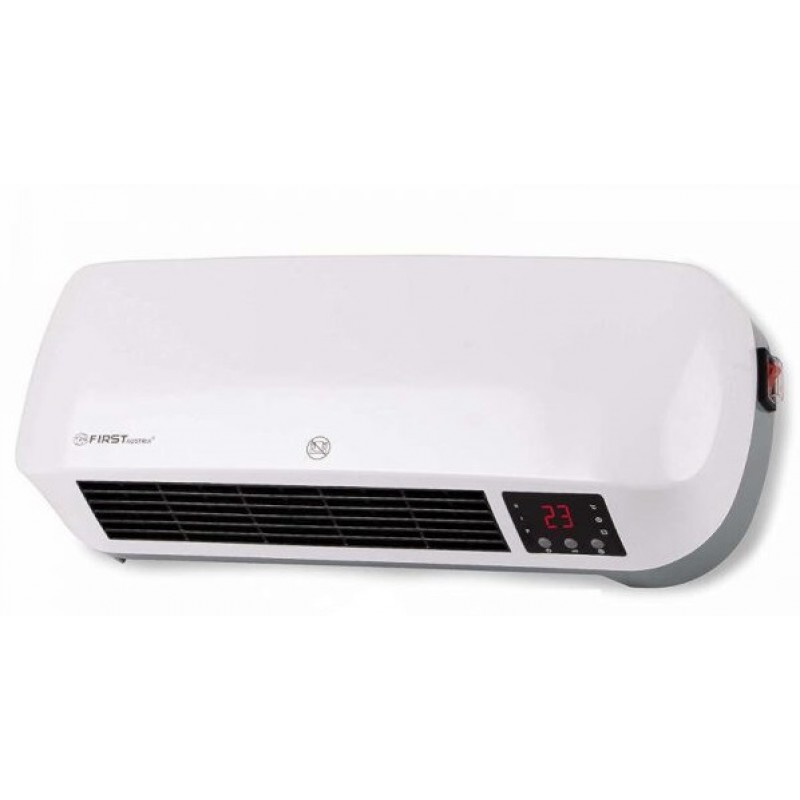 FIRST AUSTRIA FA-5571-3 ΚΕΡΑΜΙΚΟ ΑΕΡΟΘΕΡΜΟ ΤΟΙΧΟΥ ΜΕ ΘΕΡΜΟΣΤΑΤΗ, ΧΡΟΝΟΔΙΑΚΟΠΤΗ ΚΑΙ ΤΗΛΕΧΕΙΡΙΣΤΗΡΙΟ 2000W